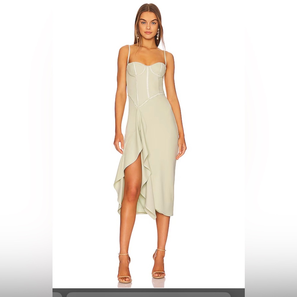 Doutzen Dress in Sage Katie May size Small